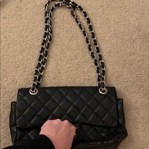 Black Quilted Bag
